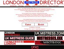 Tablet Screenshot of mistressgemma.com